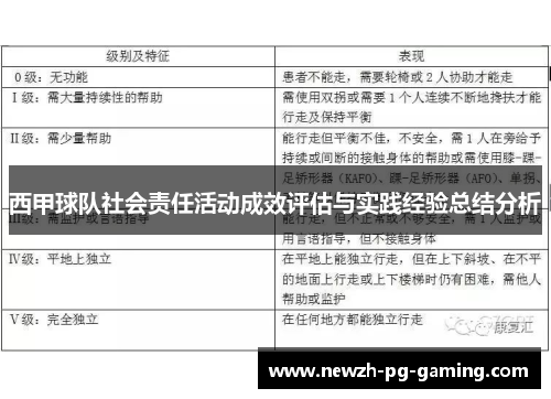 西甲球队社会责任活动成效评估与实践经验总结分析